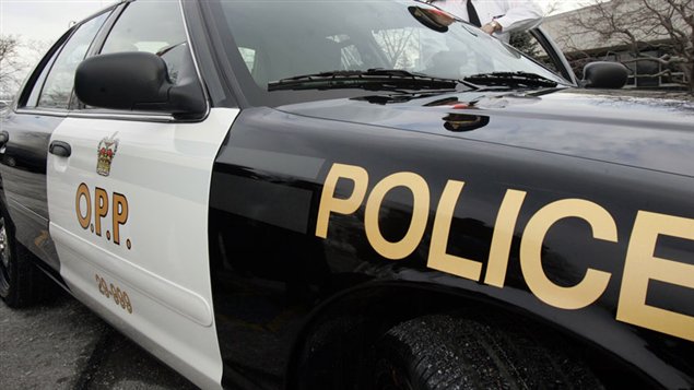 Voiture de la police provinciale de l'Ontario