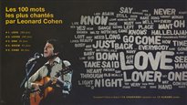Les 100 mots les plus chantés par Leonard Cohen
