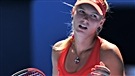 Wozniacki sans prise de terre