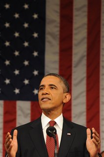 Barack Obama prononce son discours sur l'état de l'Union.
