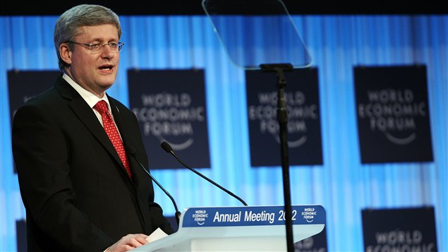 Stephen Harper à Davos