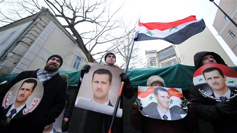 Manifestation pro-Assad à Moscou