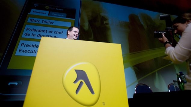 Le PDG de Yellow Média, Marc Tellier