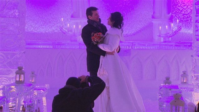 Un mariage à l’Hôtel de glace