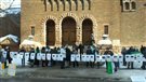 Manifestation devant l'ambassade syrienne à Ottawa