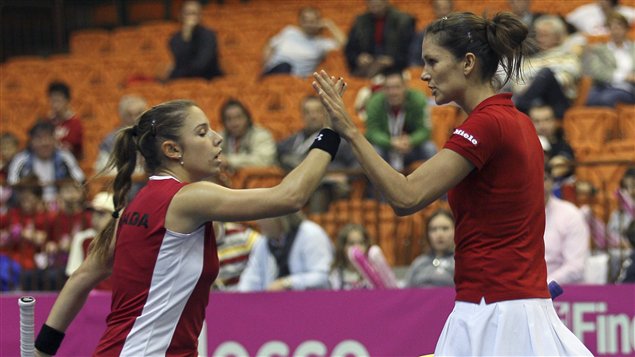 Sharon Fichman et Marie-Ève Pelletier