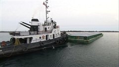 Le transport de grain par voie maritime pourrait prendre de l'ampleur au Qu�bec comme c'est le cas sur le Mississippi.