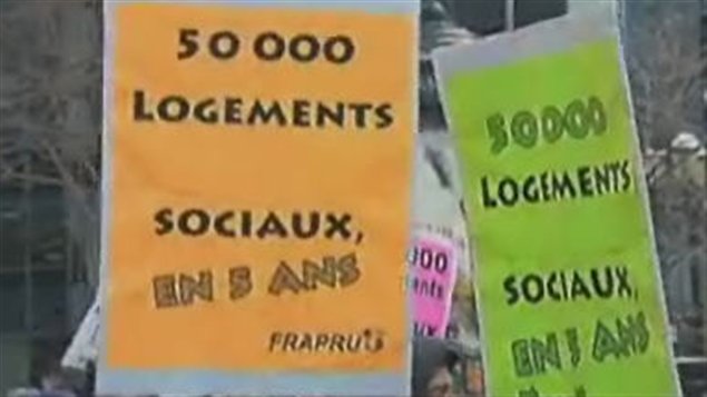 Manifestation logements sociaux