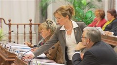 Les conseillers indépendants Anne Guérette et Yvon Bussières