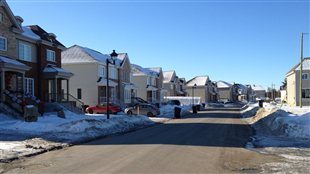 Un quartier résidentiel neuf à Sainte-Marthe-sur-le-Lac