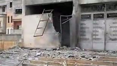 Une vue de la ville de Homs (photo tirée d'une vidéo sur YouTube)