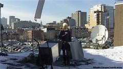 Julie Jasmine Boudreau sur le toit Wolfe
