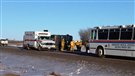 Renversement d'autobus près de Redwater : 30 blessés, dont 3  gravement