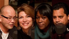 � Radio-Canada / Fran�ois Lemay | Jean Chen, Marianna Simeone, Lydie Olga (N)tap et Martin Movilla