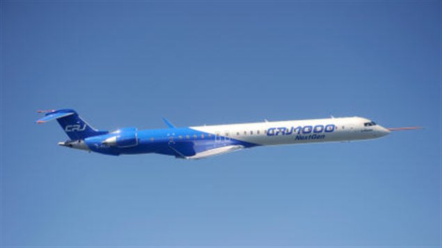 Le CRJ1000 NextGen en vol d'essai