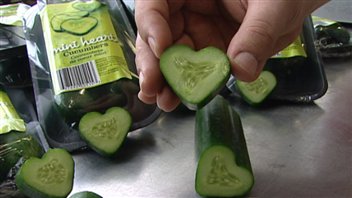 Plus de 100 000 concombre Mini Heart seront commercialisés pour la Saint-Valentin