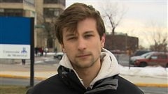 Gabriel Nadeau-Dubois, co-porte-parole de la Coalition large de l'Association pour une Solidarité Syndicale Étudiante (CLASSE)
