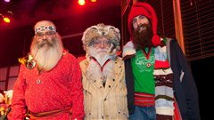De fiers barbus au Festival du Voyageur