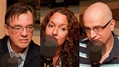 � Radio-Canada / Fran�ois Lemay | Marquis Fortin, Marie-�ve Morin, et Alain Vadeboncoeur