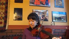La musicienne Briga, février 2012