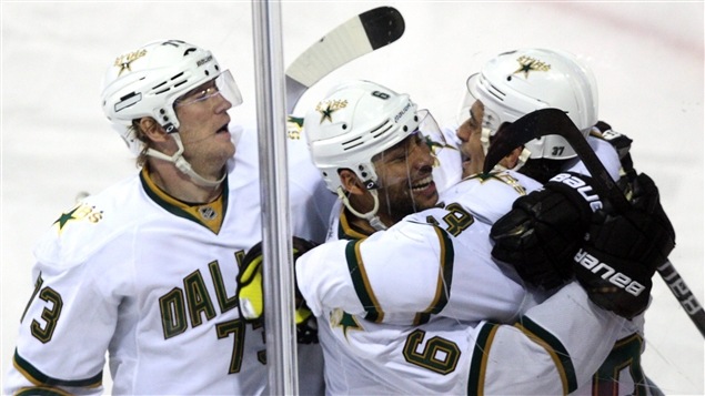Michael Ryder, Trevor Daley et Mike Ribeiro