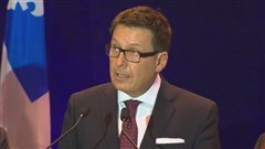 Le ministre des Transports Pierre Moreau