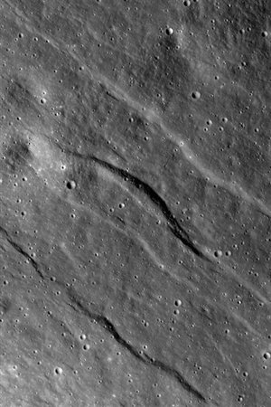 Les sillons observés sur la surface lunaire