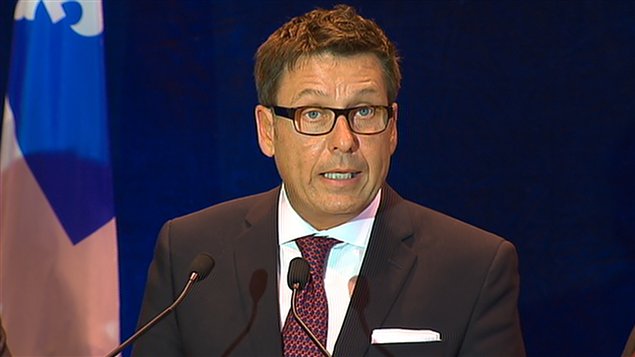 Le ministre des Transports du Québec, Pierre Moreau