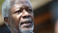L'ancien secrétaire général de l'ONU, Kofi Annan, en janvier 2011
