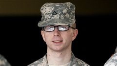 Bradley Manning, lors d'une comparution devant une cour martiale à Fort Meade, en décembre 2011.