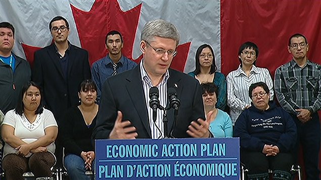 Le premier ministre canadien Stephen Harper