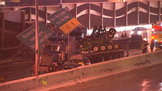 Autoroute 40 est à Montréal sortie du Boulevard Roi-René