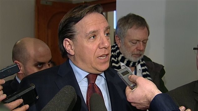 Le chef de la Coalition avenir Québec, François Legault