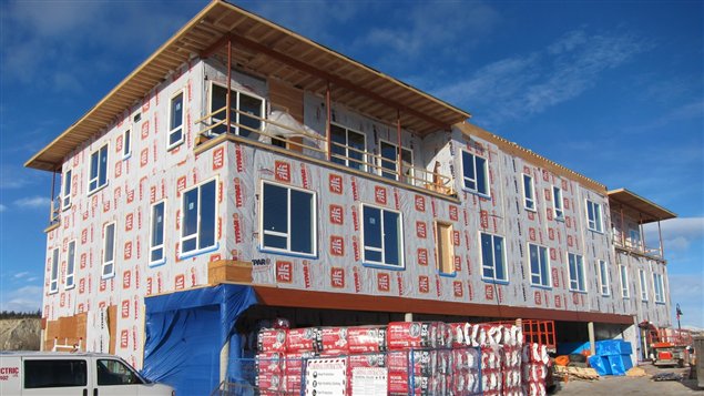 Condos en construction à Whitehorse