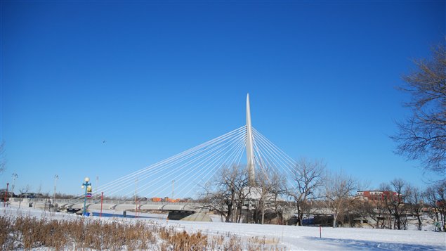 Le pont Provencher à Winnipeg