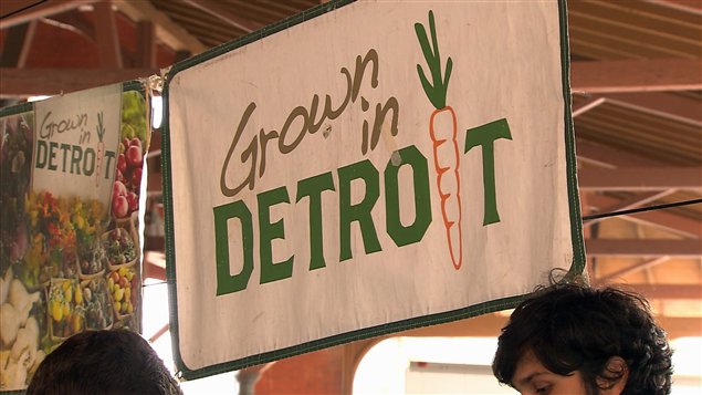 Un regroupement d'agriculteurs urbains de D�troit s'unissent pour faire conna�tre leurs produits.