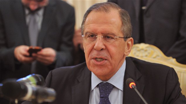 Le ministre russe des Affaires étrangères, Sergueï Lavrov, le 20 mars 2012.