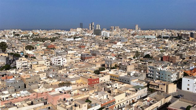 Une vue de Tripoli, en Lybie