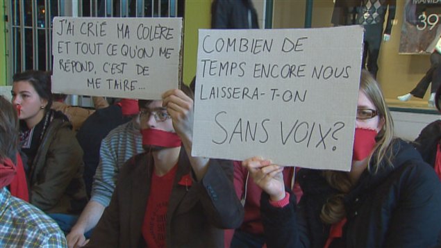 Les étudiants ont tenu plusieurs manifestations, jeudi