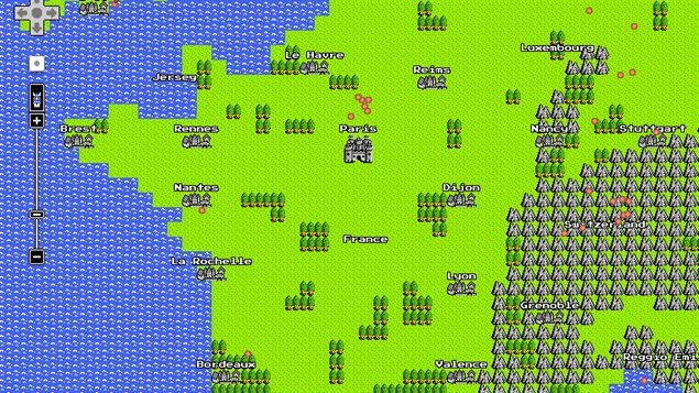 Google map en version 8 bits