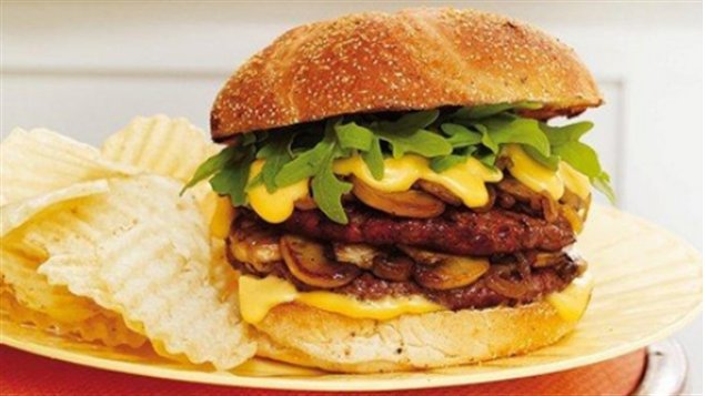 Hamburger-champignons-ricardo