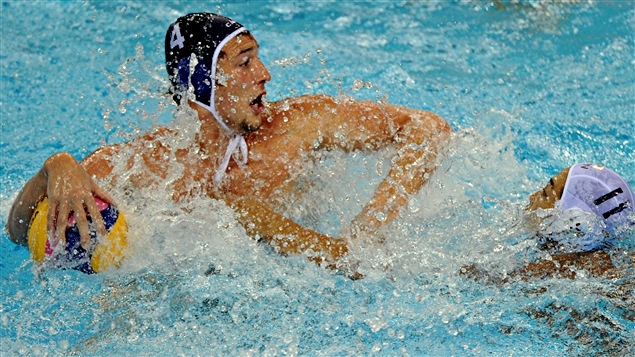Le joueur de waterpolo Nicolas Constantin-Bicari en 2011 Le joueur de waterpolo Nicolas Constantin-Bicari en 2011