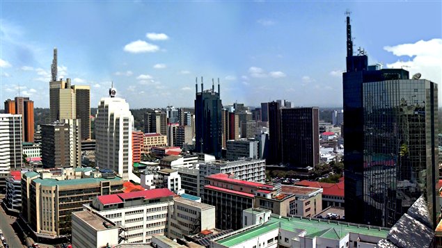 Vue sur le centre-ville de Nairobi, au Kenya / � Nite Owl, Wikip�dia