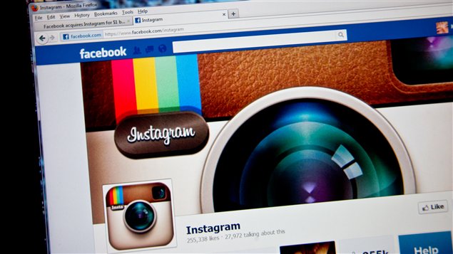 Page Facebook d'Instagram