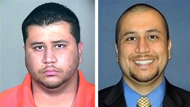 À gauche, une photo judiciaire de George Zimmerman datant de 2005 et publiée par le Miami Herald; à droite, une autre photo plus récente diffusée par le quotidien Orlando Sentinel.