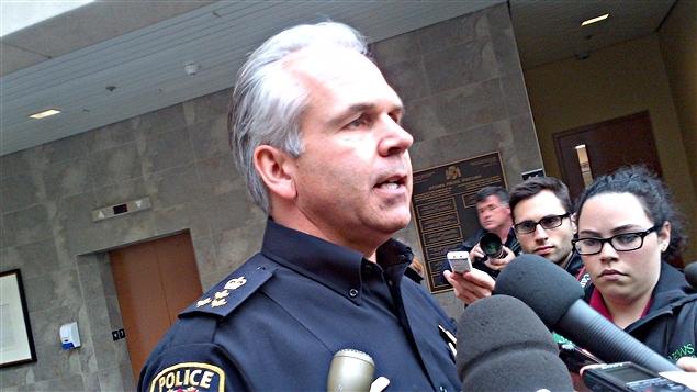Le chef de police d'Ottawa Charles Bordeleau.