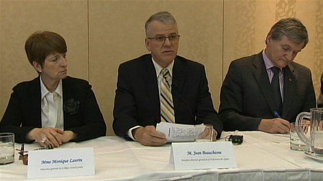Le président de la Fédération des cégeps, Jean Beauchesne, avait lancé un cri d'alarme le 13 avril.