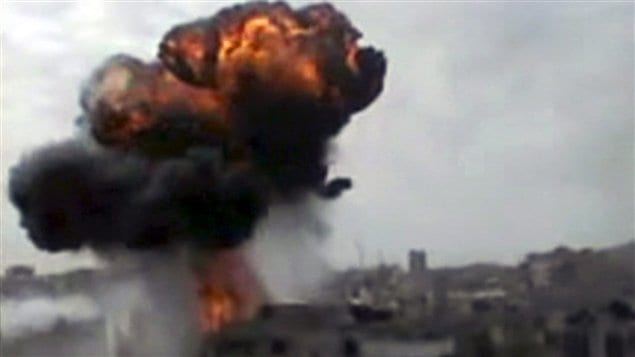 Bombardements de l'armée syrienne à Homs