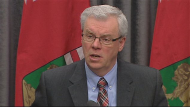 Le premier ministre du Manitoba, Greg Selinger