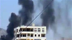 Une image d'une vidéo amateure à Hama le 23 avril 2012